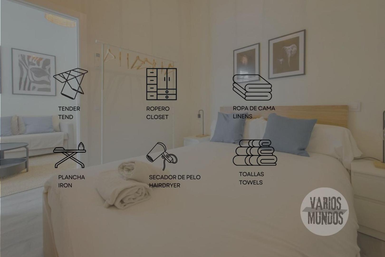 Central&Modern Apt 4Hab Para 9P En La Latina Madryt Zewnętrze zdjęcie